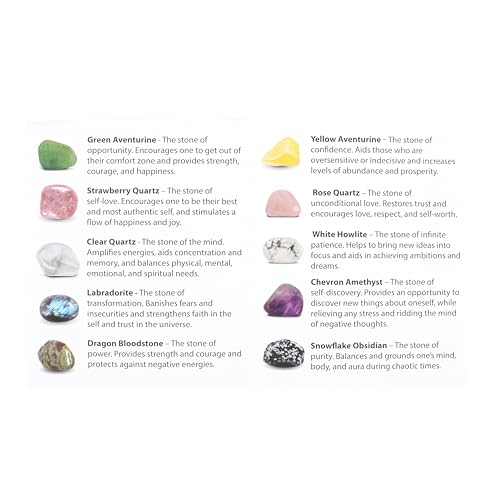 Équilibrant les chakras simplement grâce au kit de guérison en cristal de départ