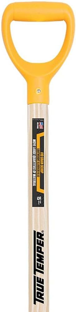 True Temper 1670900 #10 Aluminum Scoop with D-Grip and Hardwood Handle