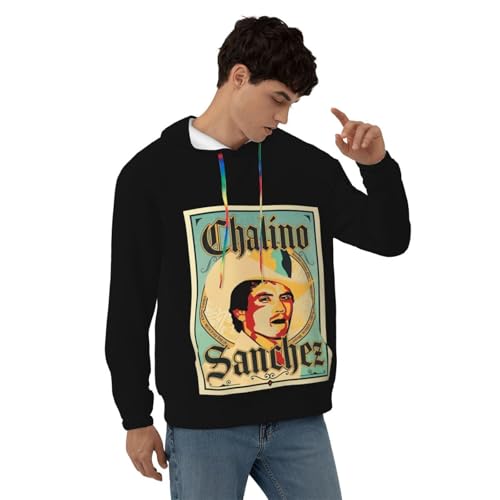 Chalino Music Sanchez Hoodie Men Sweatshirt Long Sleeve Hoodies Pullover Fashion Drawstring Hoodie With Pocket3