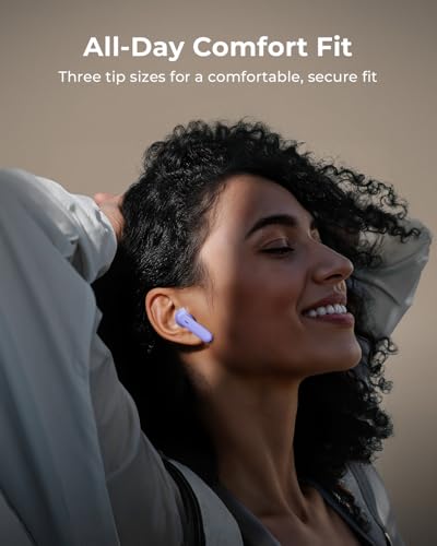Image of Wireless Earbuds with Smart Touchscreen Case, Bluetooth 6.0 Ear Buds with AI Noise Cancelling Calls, 40H Playtime Stereo Headphones, IPX7 Waterproof Earbuds for Workout, Travel, iPhone,Android,Purple