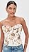 Ronny Kobo Women's Sleeveless Vittoria Corset, Muted Floral