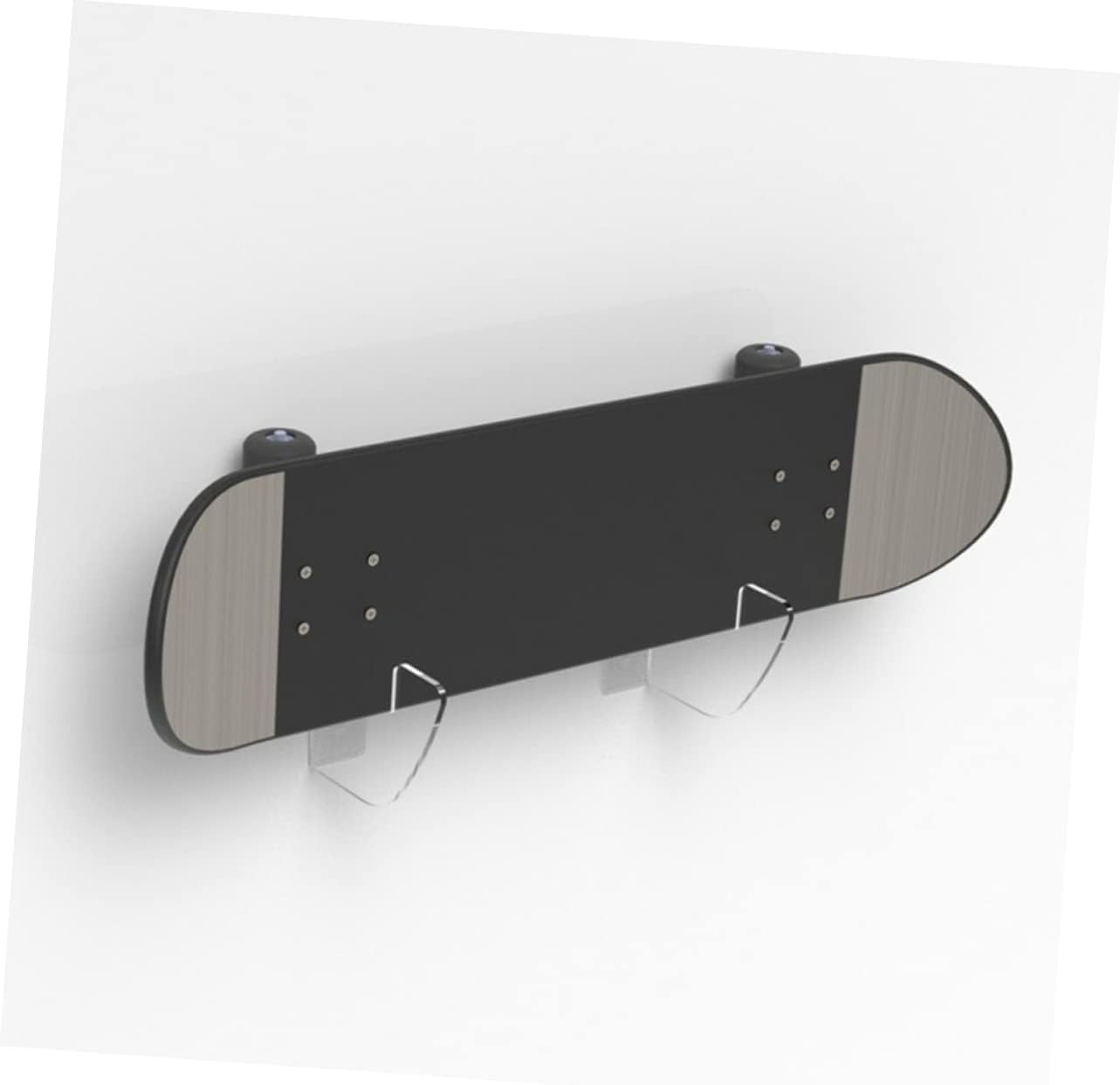 POPETPOP Wall-Mounted Skateboard Holder Rack 1 Pair of Acrylic Skateboard Shelves for Storage for Home Use