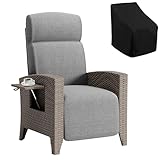 SpéCifications Du salon de jardin : Dimensions du siège : 172 (L) x 72 (l) x 77 cm (H) et, une fois déplié, il mesure 180 (L) x 72 (l) x 85 cm (H). Charge max. recommandée : 150 kg (transat)