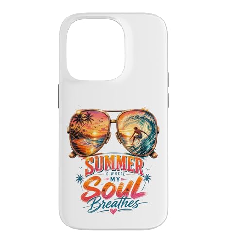 Summer Is Where My Soul Breathes �g���s�J���r�[�`�T�[�t���D�� �X�}�z�P�[�X iPhone 14 Pro �p