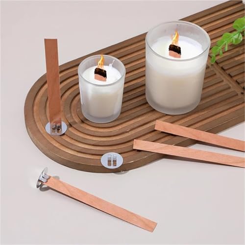 Mechas de madera para velas, pack de 240 unidades miniatura 3