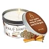 Magnificent 101 Long Lasting Palo Santo Smudge Candle 6 Oz 35 Hour Burn Time Essential Oils 100 Natural Ingredients Smoke Free Petroleum Free Candle to Cleanse Your Home