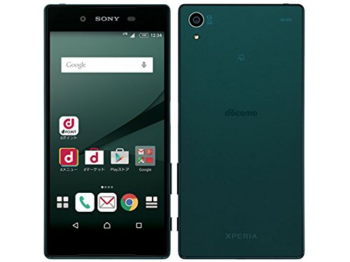 【整備済み品】SONY Xperia Z5 OS種類:Android 5.1 販売時期:2015年冬モデル 画面サイズ:5.2インチ 内蔵メモリ:ROM 32GB RAM 3GB バッテリー容量:2900mAh (docomo版(SO-01H), グリーン