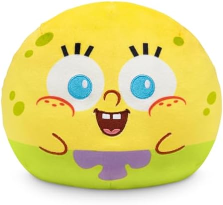 TeeTurtle Spongebob Squarepants 6" Reversible Plushie - Spongebob Squarepants and Patrick Star - Bikini Bottom Buddies Amazon Exclusive - Cute Kawaii Soft Stuffed Animal