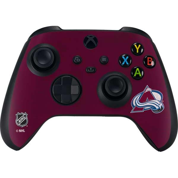 Skinit Decal Gaming Skin Compatible with Xbox Series X Controller - Officially Licensed NHL Colorado Avalanche Distressed Design
