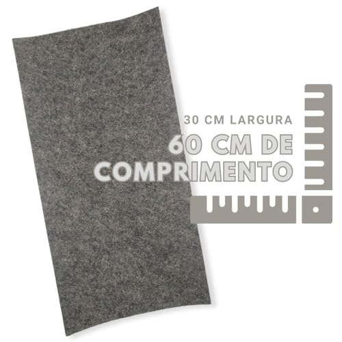 Gatto Karino Carpete Adesivado para Arranhador de Gatos, 30 x 60 cm (Vermelho)