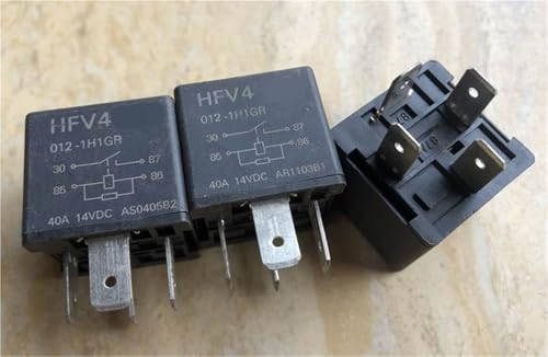 Relé HFV4 012-1H1GR automotriz de 4 pines y 12V 40A para repuesto original