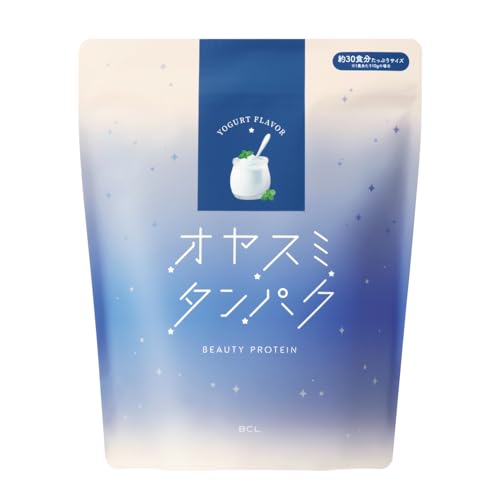 オヤスミタンパク たっぷりサイズ (300g, ヨーグルト風味 30日分) プロテイン 女性向け 夜間美容 タンパク質 コラーゲン 睡眠 ホエイプロテイン ソイプロテイン GABA 乳酸菌 アミノ酸の商品画像（Amazon）