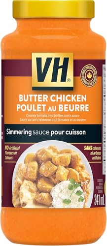 VH Butter Chicken Cooking Sauce, 341mL per bottle, Net weight - 4092mL, Pack of 12