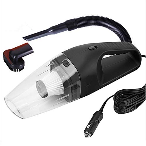 Preisvergleich Produktbild HpyAlwys 120 W 12 V Auto Staubsauger Handheld Mini Staubsauger Super Sauger 5 m Kabel Nass und Trocken Dual Use Tragbarer Staubsauger Schwarz
