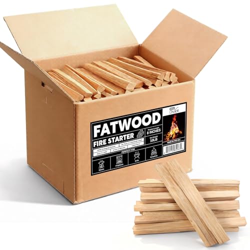 W&E Choice 10LB Fatwood Firestarter Wood Sticks | 100% Natural