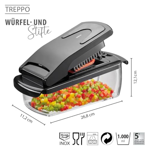 Foto von GEFU Treppo Würfelschneider - Manueller Gemüseschneider & Stifteschneider