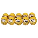 キャッスルエンタープライズ(Castle Enterprise) 日本製 カラー ダルマ 0号 黄 10個セット(業務用)