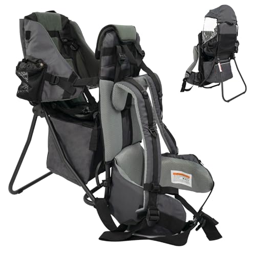 Baby Backpack Carrier for Hiking, Toddler Hiking Backpack with Rain