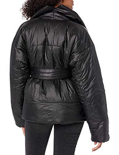 Norma Kamali Women's Sleeping Bag Coat Short, Black, M/L #TOP1