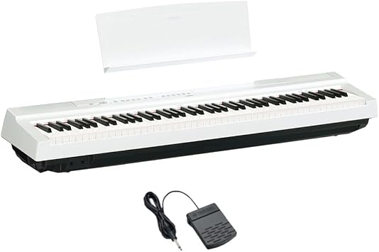 Yamaha P-125aWH Electronic Piano, P Series, 88 Keys, White