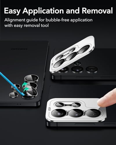 image for ESR for Samsung Galaxy S25 Ultra Camera Lens Protector, Individual Len