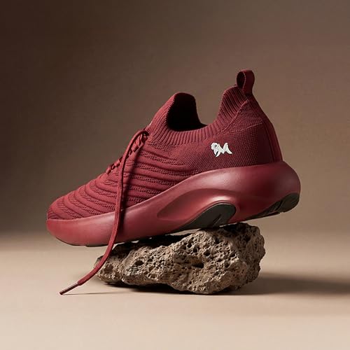 Image of Neeman's Begin Walk Glide Sneakers for Men | Breathable Knit Upper, Cushioned EVA Sole | Lightweight Walking Shoes for Everyday Comfort