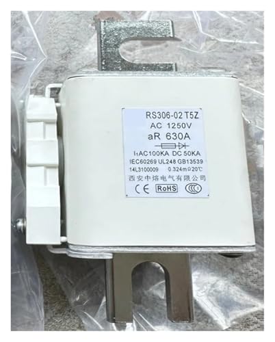 Fusibles RS306-02 T5Z 630A pour la protection de puissance industrielle AC1250V