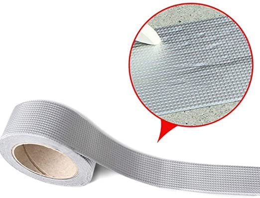 NOMAZO Aluminium Foil Self adhesive UV Protection Waterproof Tape Suitable for Roof Leak, Surface Crack, Window Sill Gap, Pipe Rupture, Boat Sealing,Home Renovation 4