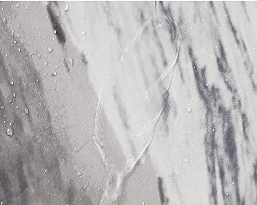 Rideau de douche en polyester épais imperméable extra large pour salle de bain