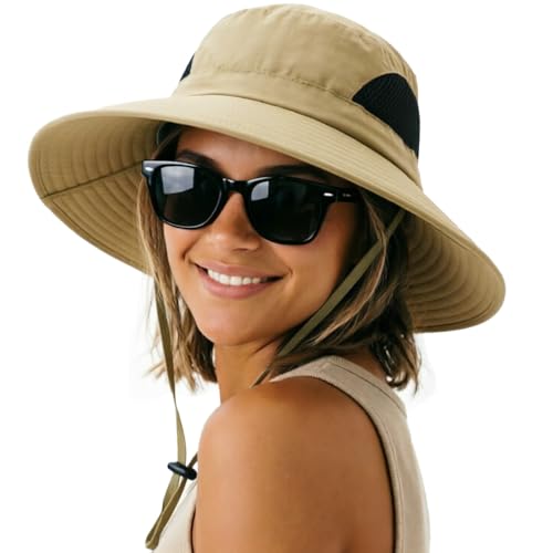Sombrero de Sol para Mujer con Ala Ancha Impermeable miniatura 1