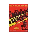 AHSEOIWRJH Poster mit Reservoir-Hunden, Vintage-Druck, 