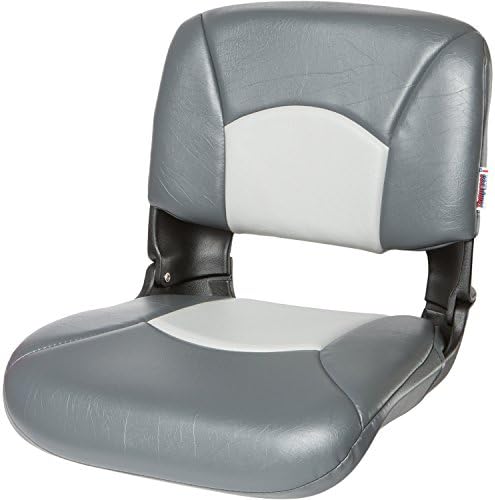 Tempress 45608 All-Weather High-Back Boat Seat - Charcoal/Gray