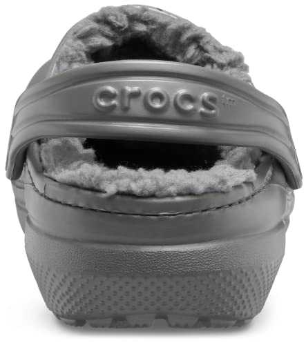 Crocs Kids' Classic Lined Clog | Kids' Slippers, Slate Grey, 3 Little Kid #TOP1