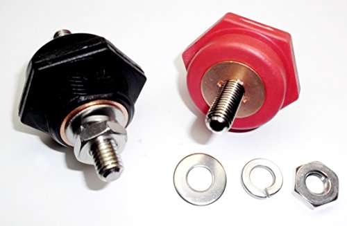 Fastronix Premium High Current 3/8" Thru Panel Battery Terminal Connectors #TOP4