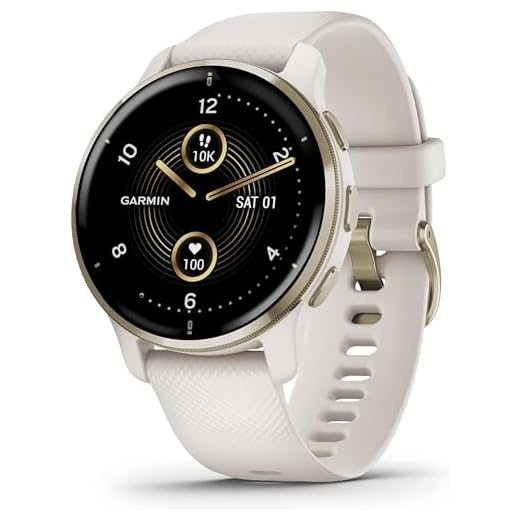 Garmin Venu 2 Plus Reloj Inteligente Pantalla AMOLED, Adultos Unisex, Beige Light Gold (Reacondicionado)