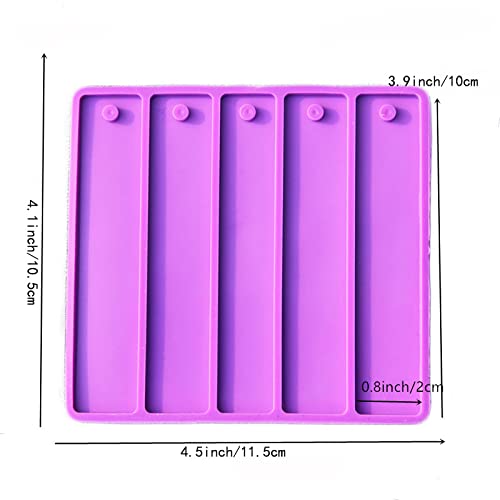 Xidmold 2 Credit Card Puller Silicone Resin Mold, 12 Assorted Color Acrylic Debit Bank Card Grabber, Card Grabber For Long Nails, Keychain Card Picker Epoxy Casting Molds, Card Clip For Long Nails #TOP1