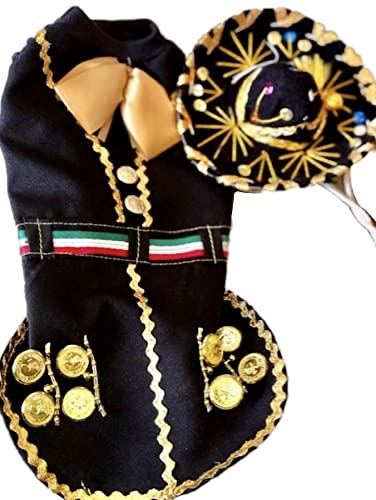 Disfraz mariachi para perro talla L miniatura 2