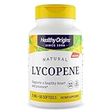 Healthy Origins Lycopene 15 mg (Natural, Non-GMO, Gluten Free, Skin Support, Prostate Support), 60 Softgels