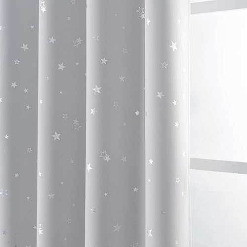 Vista 99 de Mangata Casa - Cortinas opacas para dormitorio, 2 paneles, cortinas térmicas para ventana, para sala de estar, cortinas que oscurecen. Azul marino