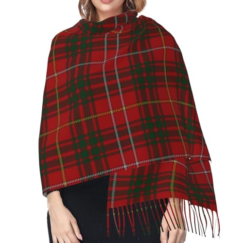 Scottish Clan Bruce Tartan Plaid Cashmere Fringe Scarf Autumn And Winter Scarves The Most Soft Classic4