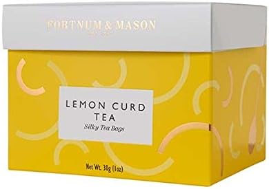 Fortnum and Mason British, Lemon Curd Tea, 15 Count Silky Tea Bags (1 Pack)