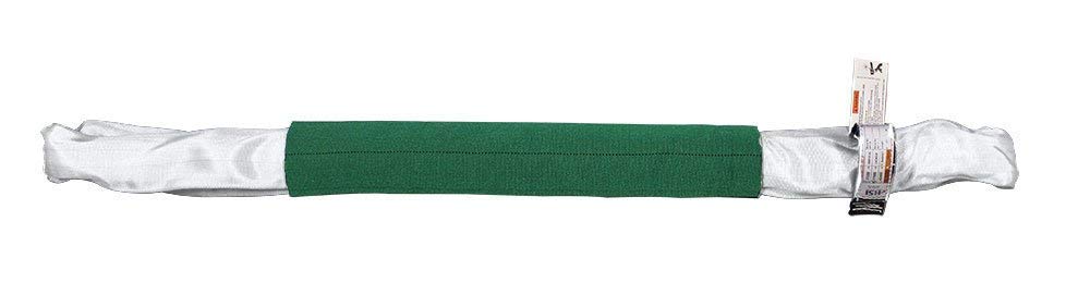 White Eye and Eye 28 Foot Polyester Round Sling | 16,800 lb. Vertical Capacity | 13,400 lb. Choker | 33,600 lb. Basket | 2-11/16