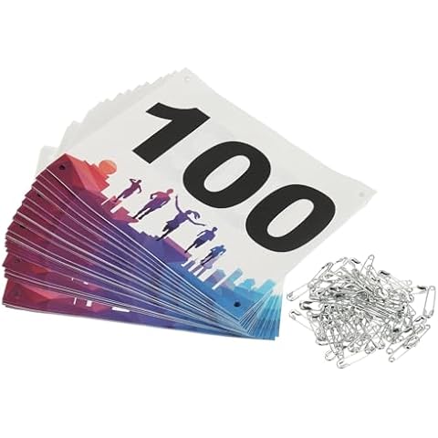 PATIKIL Tearproof Waterproof Running Bib Numbers 1-100 Cover