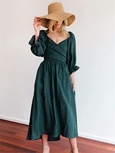 Robe de plage anti-chaleur col en V - Coupe ample et fluide taille M - 3