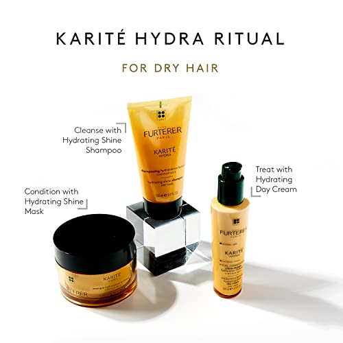 Rene Furterer Karite Hydra Hydrating Shine Day Cream, Dry Hair, No-Rinse Leave-In, Shea Oil, 3.3 Oz. #TOP5