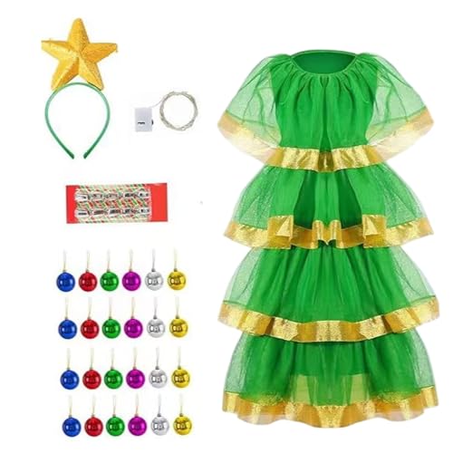 Robe d'arbre de Noël lumineuse pour illuminer vos soirées de réveillon en famille