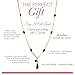 JEWELRSTITION Azabache Necklace for Kids and Women, Real Jet Stone Figa Hand Charm for Evil Eye Witchcraft Protection Mal de Ojo Baby Infant Boys Girls 14k Gold-Filled, 18