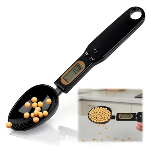 Cuchara Medidora Digital de Precisión 500 g/0,1 g, Cuchara Medidora Gramos con Pantalla LCD, Báscula Digital Electrónica, Medidor Alimentos/Sólidos/Líquidos para Café Azúcar Harina Leche Especias Cuchara Medidora Digital de Precisión 500 g/0,1 g, Cuchara Medidora Gramos con Pantalla LCD, Báscula Digital Electrónica, Medidor Alimentos/Sólidos/Líquidos para Café Azúcar Harina Leche Especias