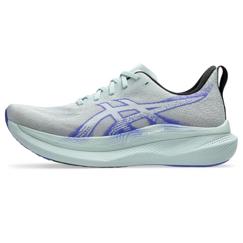 ASICS Men's GLIDERIDE MAX 2 Running Shoes, 10.5, Cold Moss/Cobalt Burst