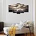 Grand Canyon Wall Art Painting Lightning Strikes in The Grand Canyon Dark Cloud Pictures Prints On Canvas Landscape The Picture Decor Oil for Home Modern Decoration Print for Kids Room